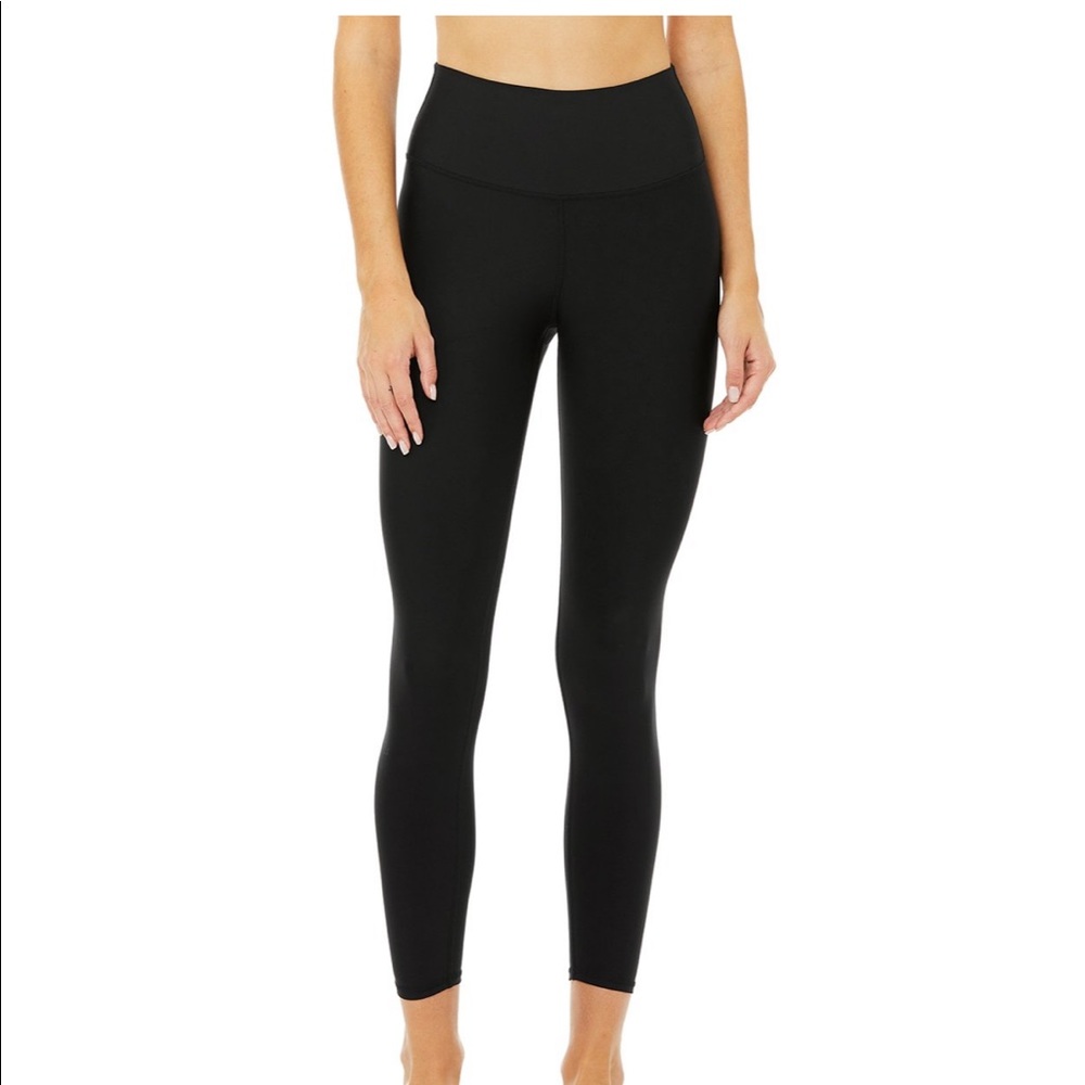 NWT ALO YOGA 7/8 HIGH-WAIST AIRLIFT BLACK LEGGING
